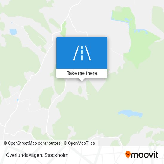 Överlundavägen map