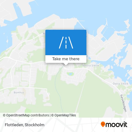 Flottleden map