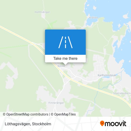 Löthagsvägen map