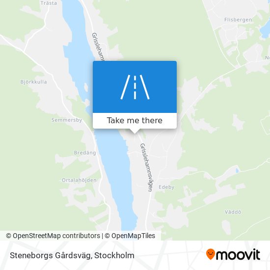 Steneborgs Gårdsväg map