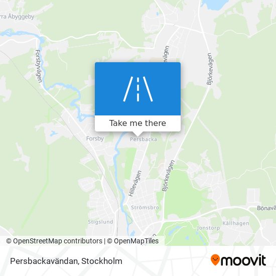 Persbackavändan map