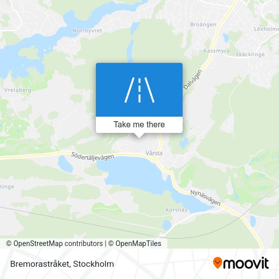 Bremorastråket map