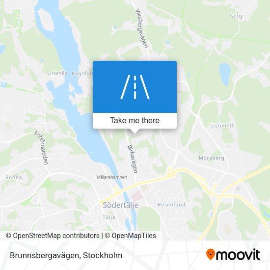 Brunnsbergavägen map