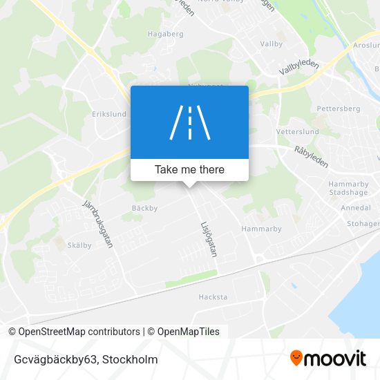 Gcvägbäckby63 map