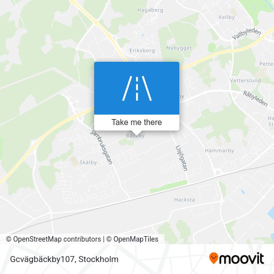 Gcvägbäckby107 map