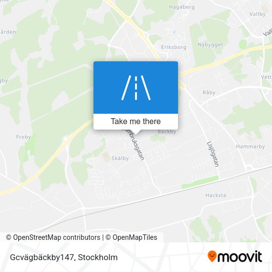 Gcvägbäckby147 map