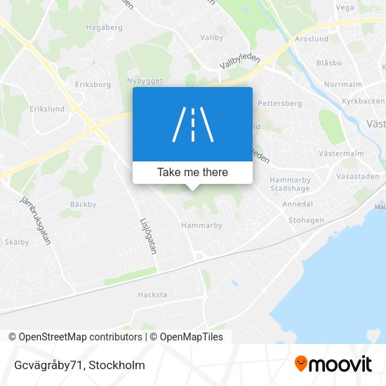 Gcvägråby71 map