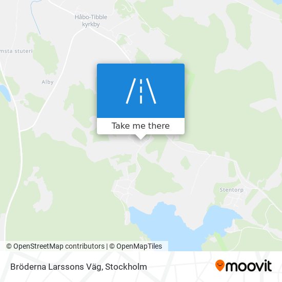 Bröderna Larssons Väg map