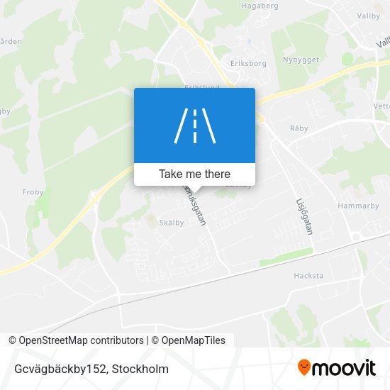 Gcvägbäckby152 map