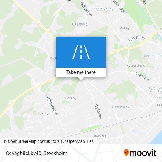 Gcvägbäckby40 map