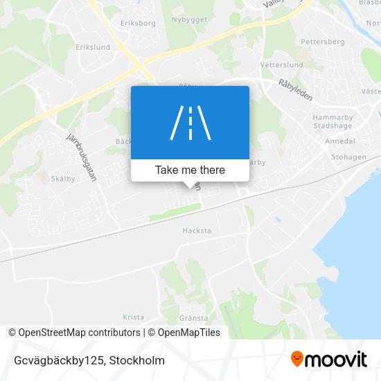 Gcvägbäckby125 map