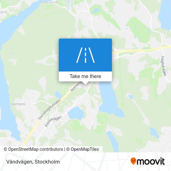 Vändvägen map