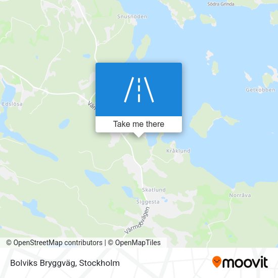 Bolviks Bryggväg map