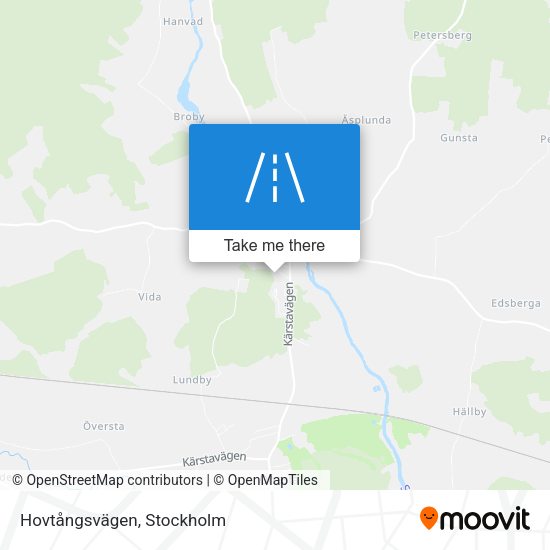 Hovtångsvägen map