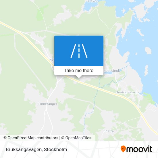 Bruksängsvägen map