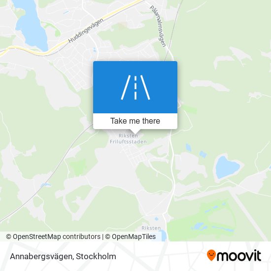 Annabergsvägen map