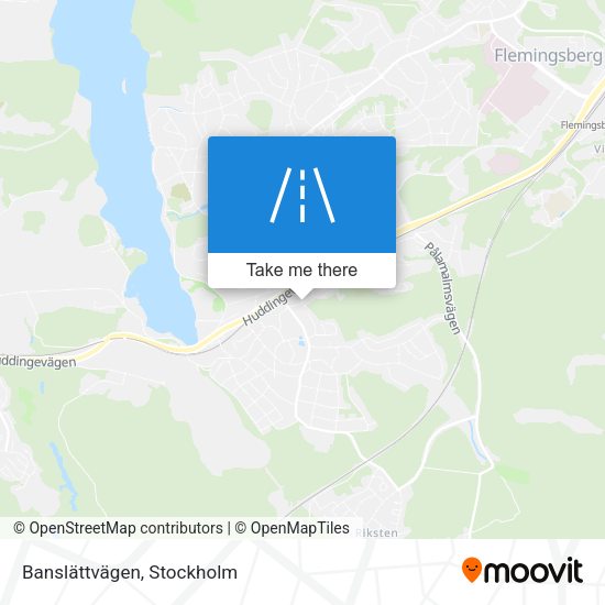 Banslättvägen map