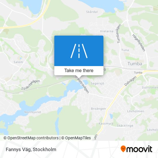 Fannys Väg map