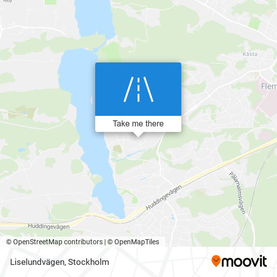 Liselundvägen map