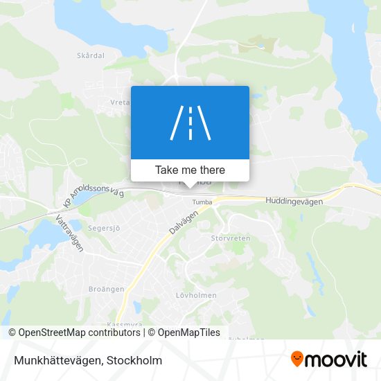 Munkhättevägen map