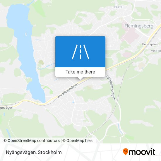 Nyängsvägen map