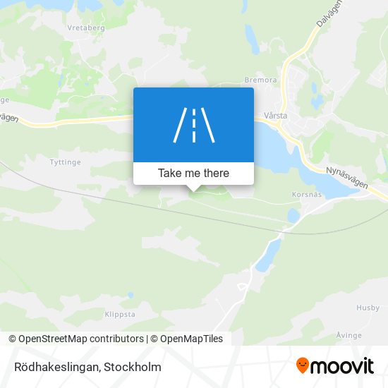 Rödhakeslingan map