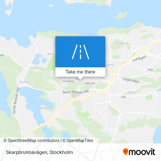 Skarpbrunnavägen map