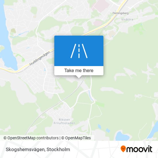 Skogshemsvägen map