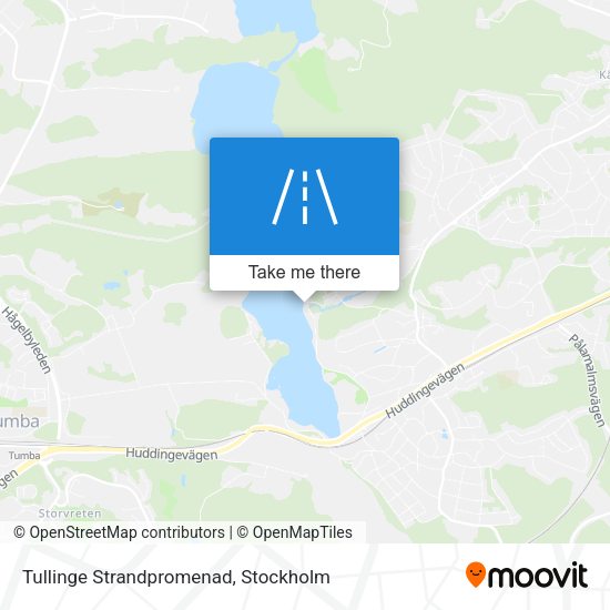 Tullinge Strandpromenad map