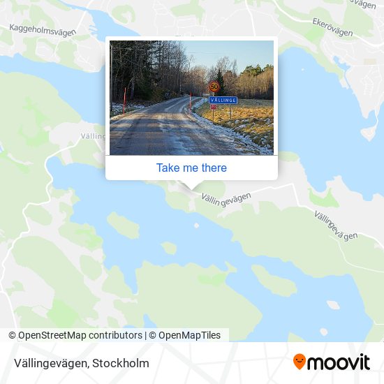 Vällingevägen map