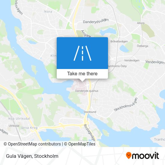 Gula Vägen map