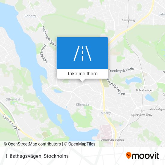 Hästhagsvägen map