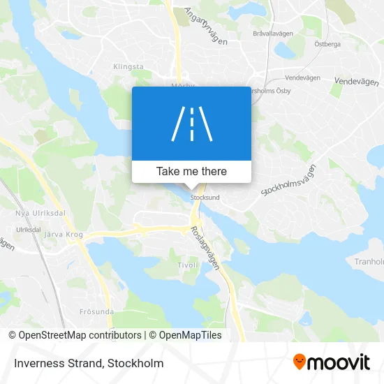 Inverness Strand map