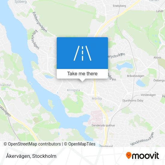 Åkervägen map