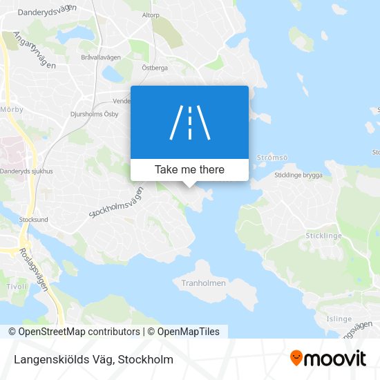 Langenskiölds Väg map