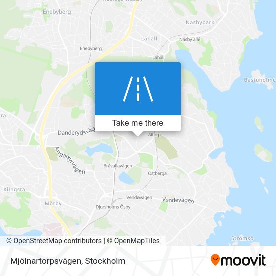 Mjölnartorpsvägen map