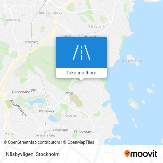Näsbyvägen map