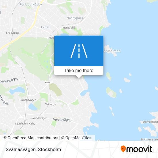 Svalnäsvägen map