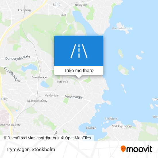 Trymvägen map