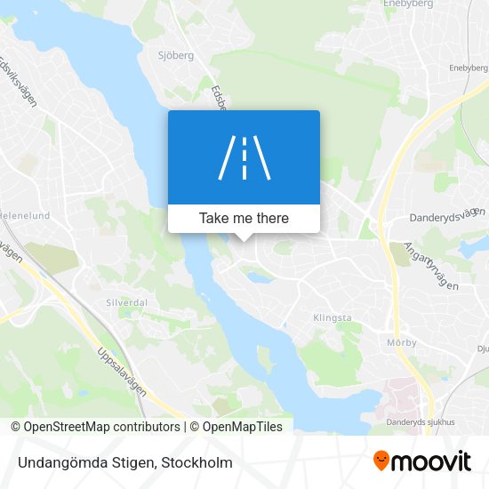 Undangömda Stigen map