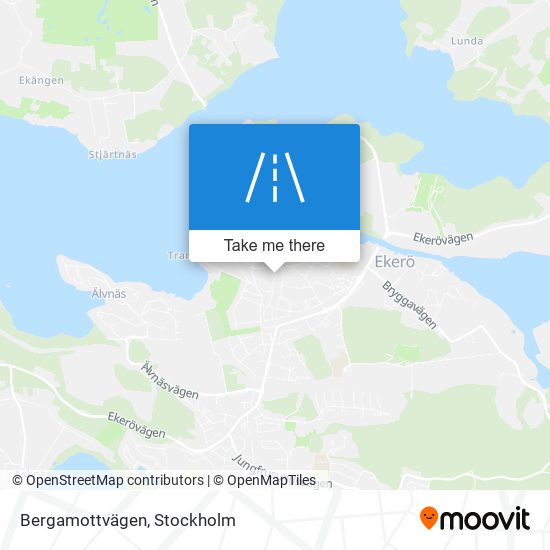 Bergamottvägen map