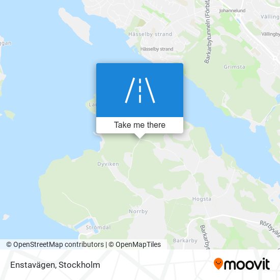 Enstavägen map