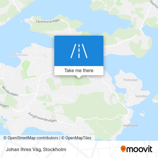 Johan Ihres Väg map