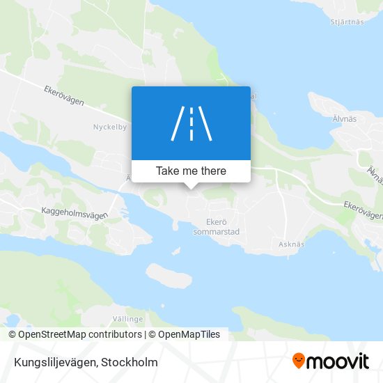 Kungsliljevägen map