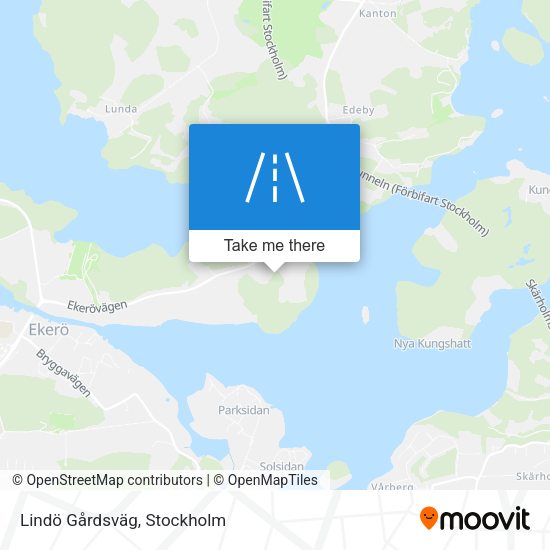 Lindö Gårdsväg map