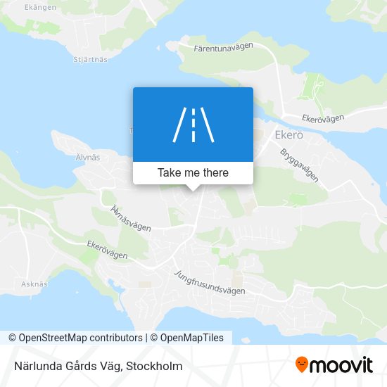 Närlunda Gårds Väg map