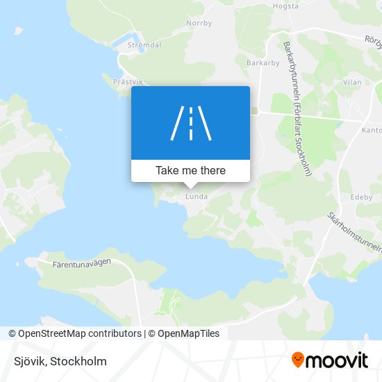 Sjövik map