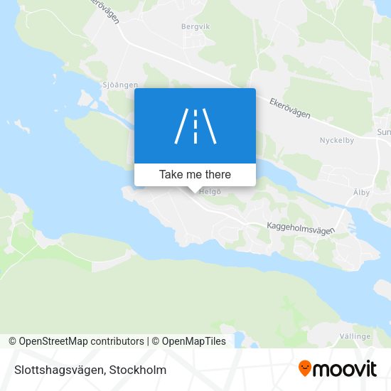 Slottshagsvägen map