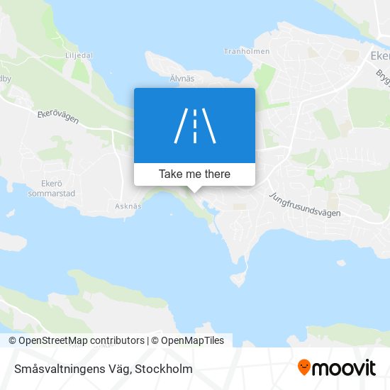 Småsvaltningens Väg map