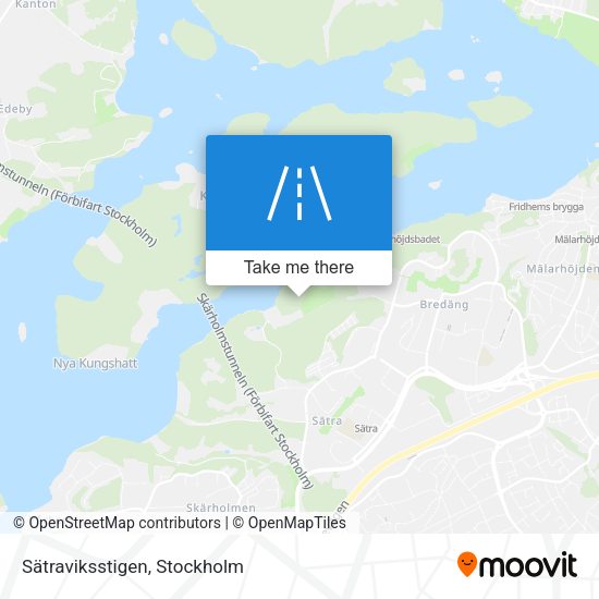 Sätraviksstigen map